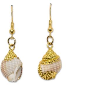 Montserrat costa brava shell drop earrings